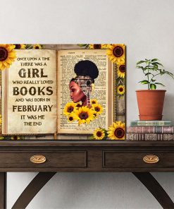 February Girl Canvas HXDT190302