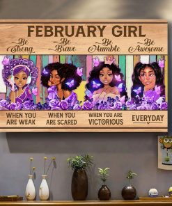 February Girl Canvas QFMM020402